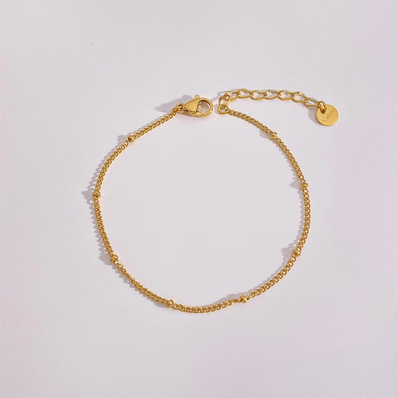 Bracelet en acier titanium – Design géométrique moderne