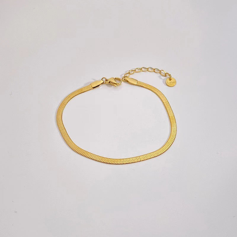 Bracelet en acier titanium – Design géométrique moderne