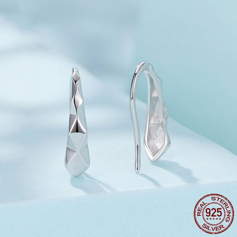 Boucles d'oreilles Losange en Argent 925 – Design Géométrique - 𝓑𝓲𝓳𝓸𝓾𝔁𝓒𝓪𝓮𝓵𝔂𝓼 - Boucle d'oreilles - 𝓑𝓲𝓳𝓸𝓾𝔁𝓒𝓪𝓮𝓵𝔂𝓼 -