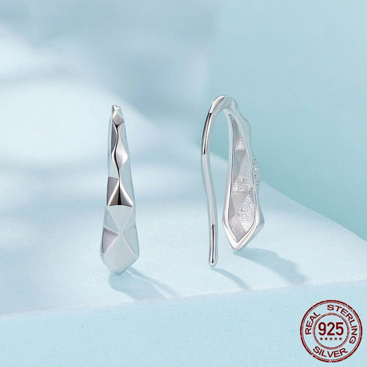 Boucles d'oreilles Losange en Argent 925 – Design Géométrique - 𝓑𝓲𝓳𝓸𝓾𝔁𝓒𝓪𝓮𝓵𝔂𝓼 - Boucle d'oreilles - 𝓑𝓲𝓳𝓸𝓾𝔁𝓒𝓪𝓮𝓵𝔂𝓼 -