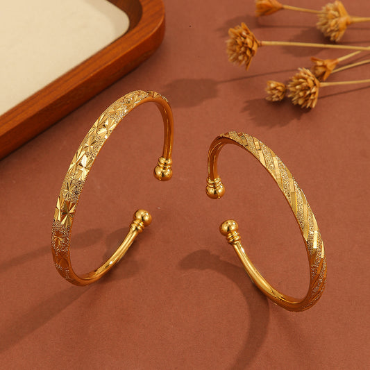 Bracelet délicat plaqué or – Vintage et raffiné
