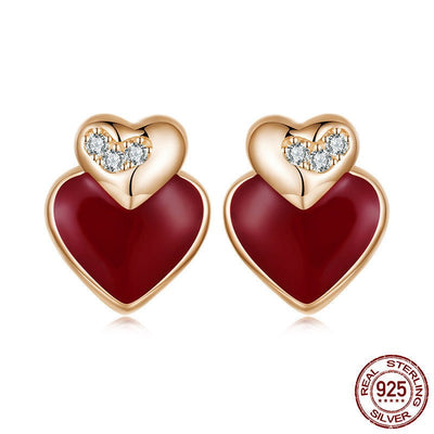 Boucles d'oreilles Cœur en Argent 925 – Amour et Élégance - 𝓑𝓲𝓳𝓸𝓾𝔁𝓒𝓪𝓮𝓵𝔂𝓼 - Boucle d'oreilles - 𝓑𝓲𝓳𝓸𝓾𝔁𝓒𝓪𝓮𝓵𝔂𝓼 - 
