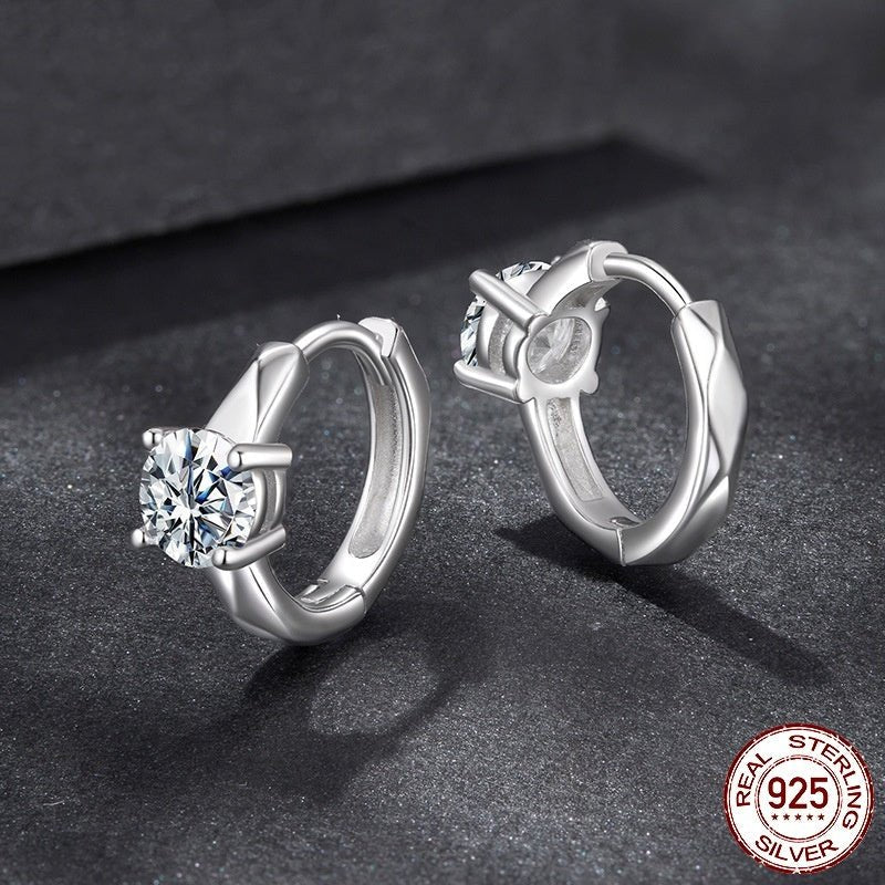Boucles d'oreilles Moissanite 50 Points en Argent 925 – Luxe Abordable - 𝓑𝓲𝓳𝓸𝓾𝔁𝓒𝓪𝓮𝓵𝔂𝓼 - Boucle d'oreilles - 𝓑𝓲𝓳𝓸𝓾𝔁𝓒𝓪𝓮𝓵𝔂𝓼 - 