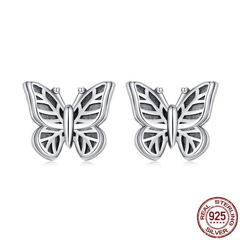 Boucles d'oreilles Papillon Rétro en Argent 925 – Charme Antique - 𝓑𝓲𝓳𝓸𝓾𝔁𝓒𝓪𝓮𝓵𝔂𝓼 - Boucle d'oreilles - 𝓑𝓲𝓳𝓸𝓾𝔁𝓒𝓪𝓮𝓵𝔂𝓼 - 
