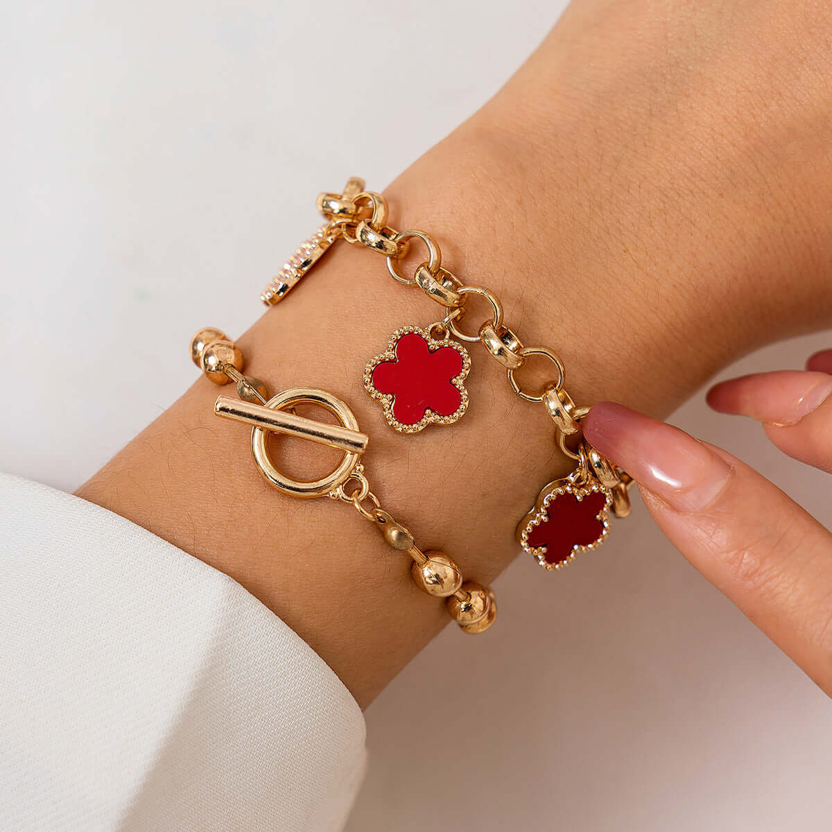 Bracelet Chaîne Luxueux avec Strass Étincelants – Élégance Moderne - 𝓑𝓲𝓳𝓸𝓾𝔁𝓒𝓪𝓮𝓵𝔂𝓼 - bracelet - 𝓑𝓲𝓳𝓸𝓾𝔁𝓒𝓪𝓮𝓵𝔂𝓼 -