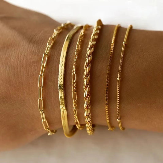 Bracelet en acier titanium – Design géométrique moderne